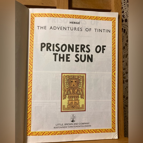 The Adventures of Tintin  - Prisoners of the Sun - Graphic Comic Book, Herge - Picture 6 of 17